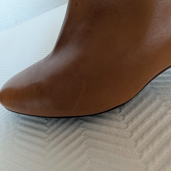 ECCO Pleven Ankle Boots Tan Brown Leather Size 40 US 9 – 9.5 New - Picture 12 of 13